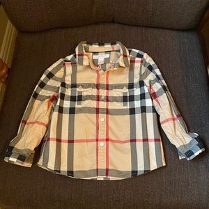 Boys Burberry Dress Shirt
